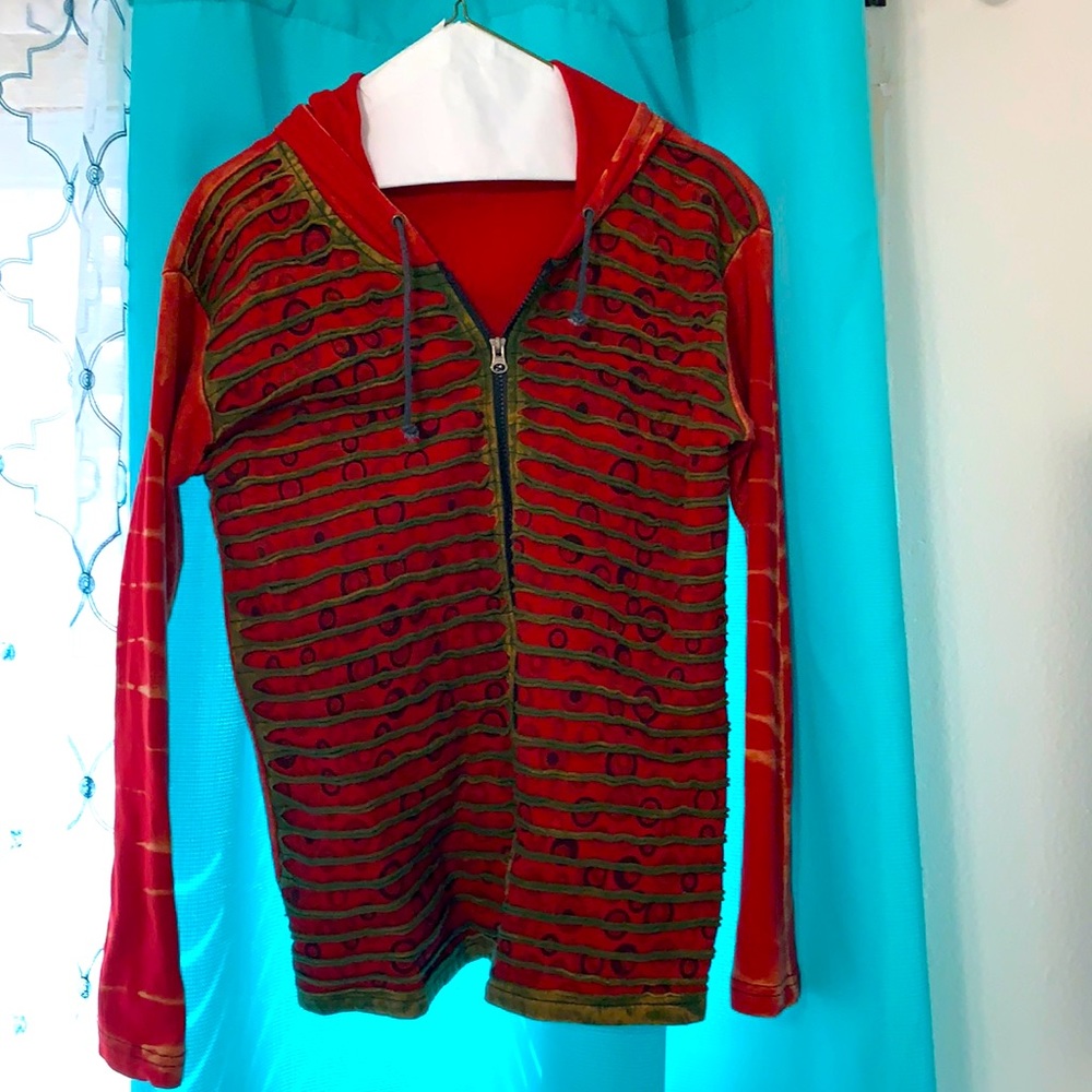 Zippered sweatshirt did not fit so never worn.